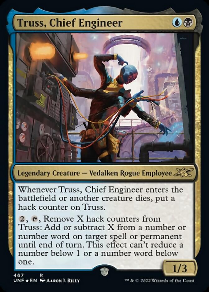 Truss, Chief Engineer (Galaxy Foil) [Unfinity] | Deep Dive Games St. Marys