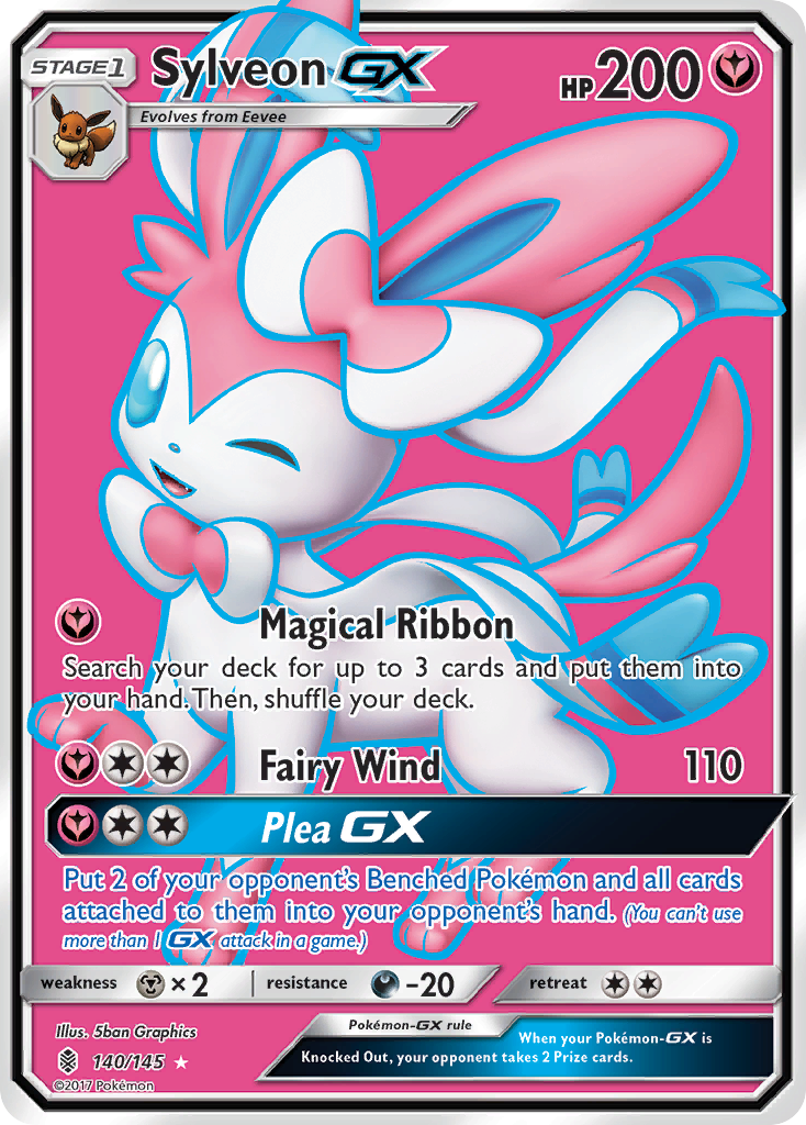 Sylveon GX (140/145) [Sun & Moon: Guardians Rising] | Deep Dive Games St. Marys
