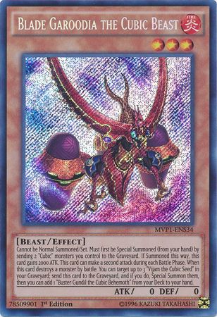 Blade Garoodia the Cubic Beast [MVP1-ENS34] Secret Rare | Deep Dive Games St. Marys