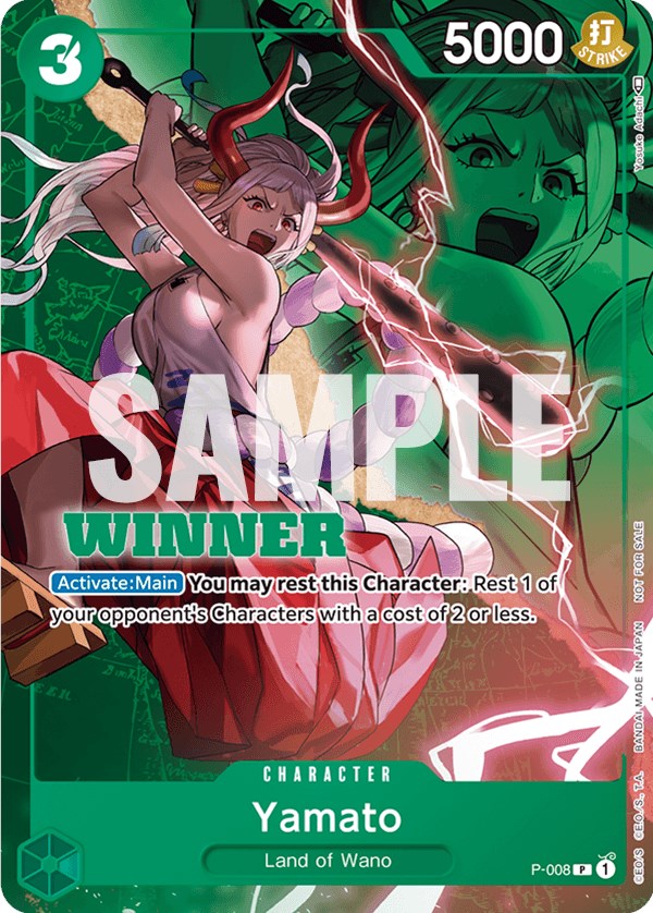 Yamato (P-008) (Winner Pack Vol. 1) [One Piece Promotion Cards] | Deep Dive Games St. Marys