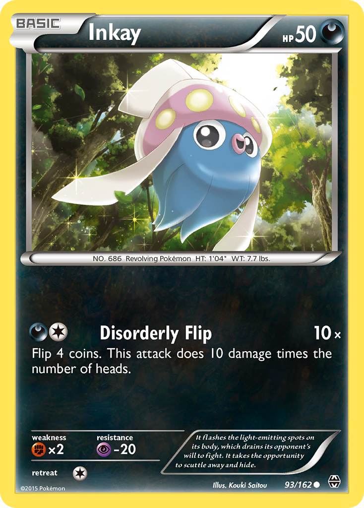 Inkay (93/162) [XY: BREAKthrough] | Deep Dive Games St. Marys