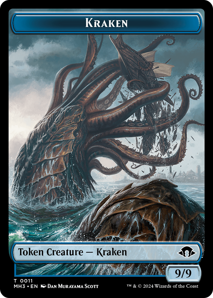 Eldrazi Spawn // Kraken Double-Sided Token [Modern Horizons 3 Tokens] | Deep Dive Games St. Marys