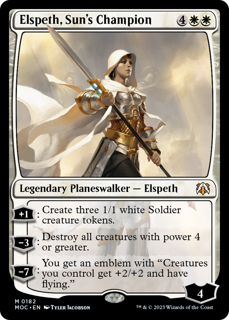 Elspeth, Sun's Champion [March of the Machine Commander] | Deep Dive Games St. Marys