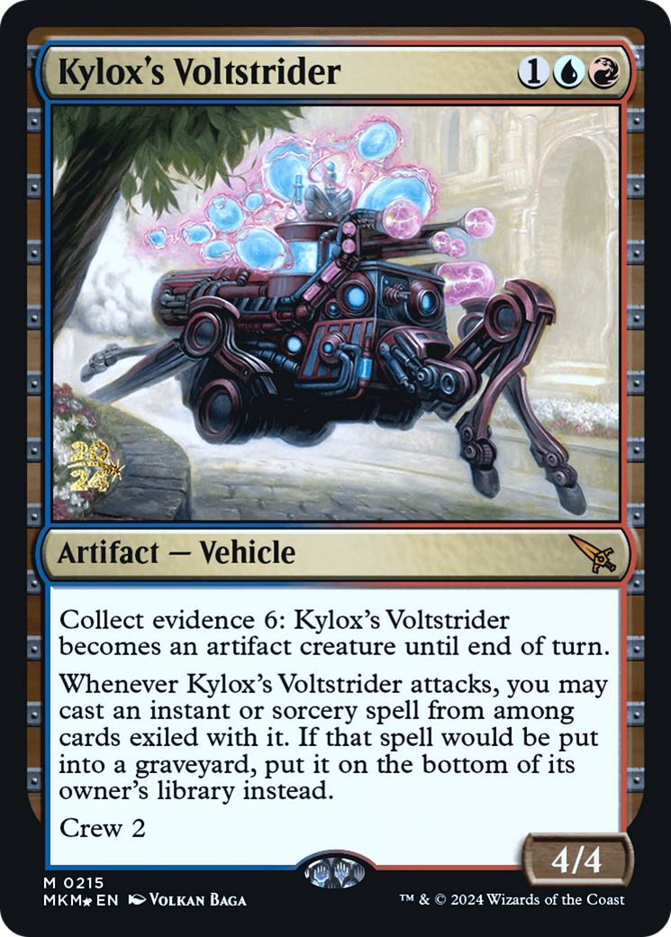 Kylox's Voltstrider [Murders at Karlov Manor Prerelease Promos] | Deep Dive Games St. Marys