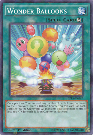 Wonder Balloons [SP15-EN042] Shatterfoil Rare | Deep Dive Games St. Marys