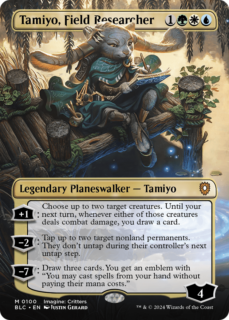 Tamiyo, Field Researcher (Borderless) [Bloomburrow Commander] | Deep Dive Games St. Marys