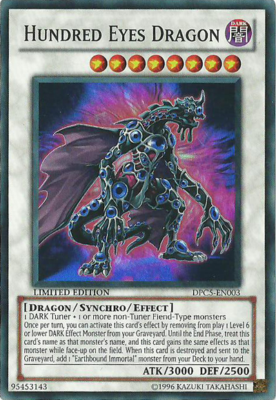 Hundred Eyes Dragon [DPC5-EN003] Super Rare | Deep Dive Games St. Marys