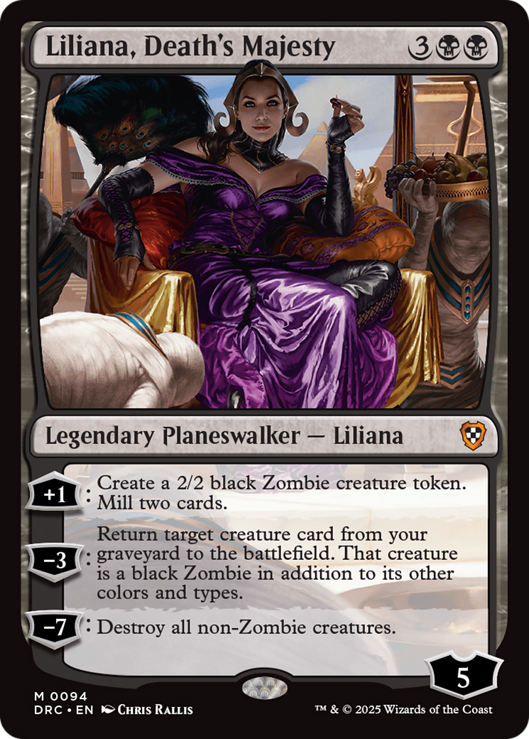 Liliana, Death's Majesty [Aetherdrift Commander] | Deep Dive Games St. Marys