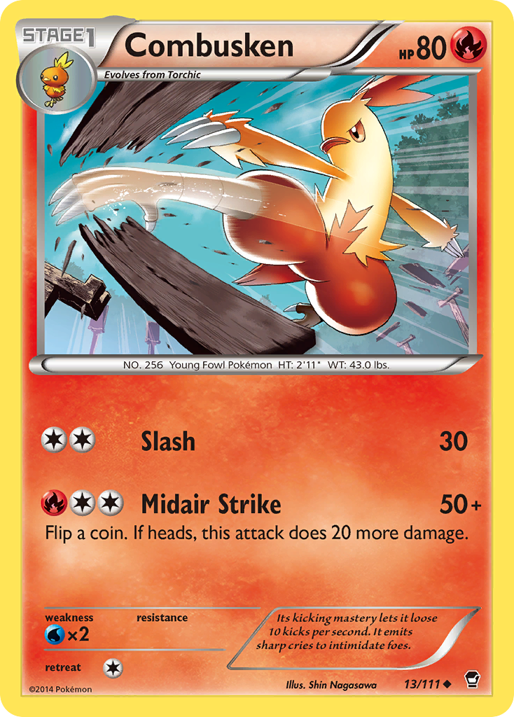 Combusken (13/111) [XY: Furious Fists] | Deep Dive Games St. Marys