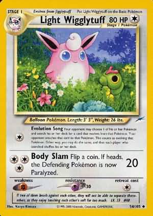 Light Wigglytuff (54/105) [Neo Destiny Unlimited] | Deep Dive Games St. Marys