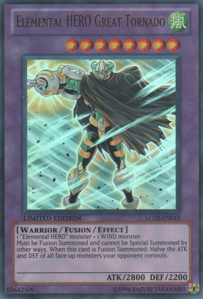 Elemental HERO Great Tornado [LC02-EN010] Ultra Rare | Deep Dive Games St. Marys