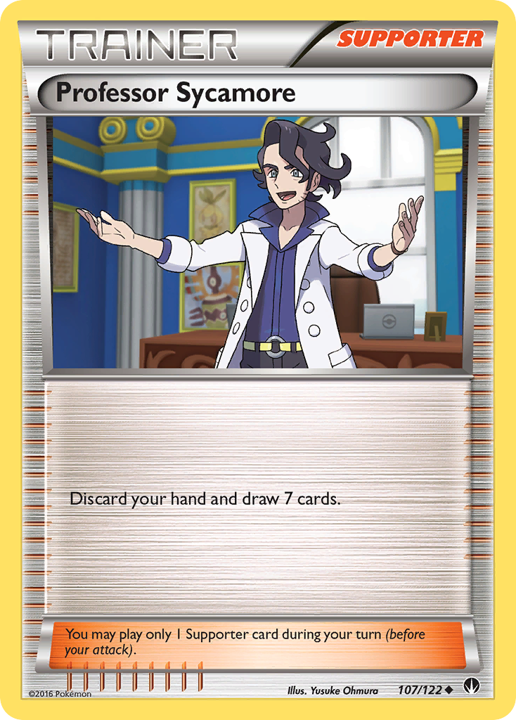 Professor Sycamore (107/122) [XY: BREAKpoint] | Deep Dive Games St. Marys