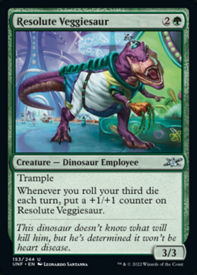 Resolute Veggiesaur [Unfinity] | Deep Dive Games St. Marys