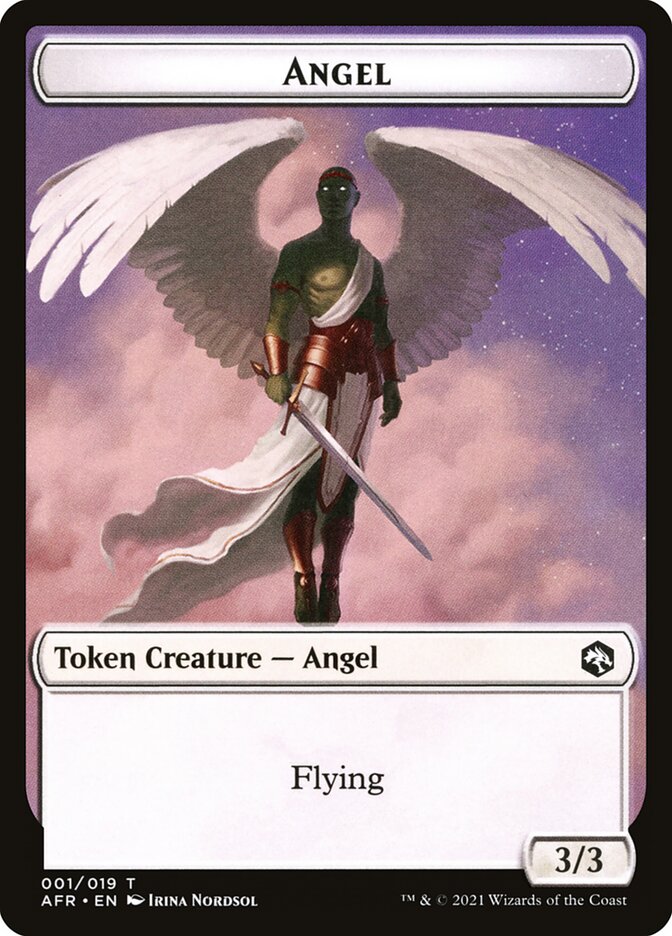 Angel // Dog Illusion Double-Sided Token [Dungeons & Dragons: Adventures in the Forgotten Realms Tokens] | Deep Dive Games St. Marys