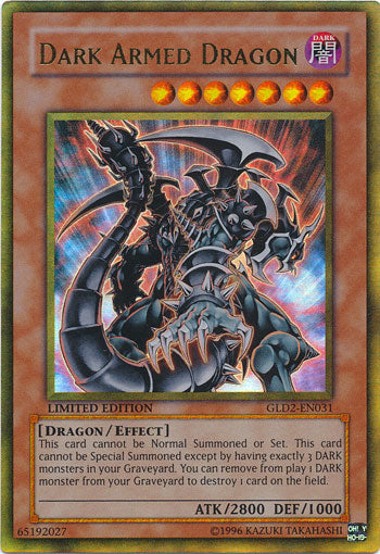 Dark Armed Dragon [GLD2-EN031] Ultra Rare | Deep Dive Games St. Marys