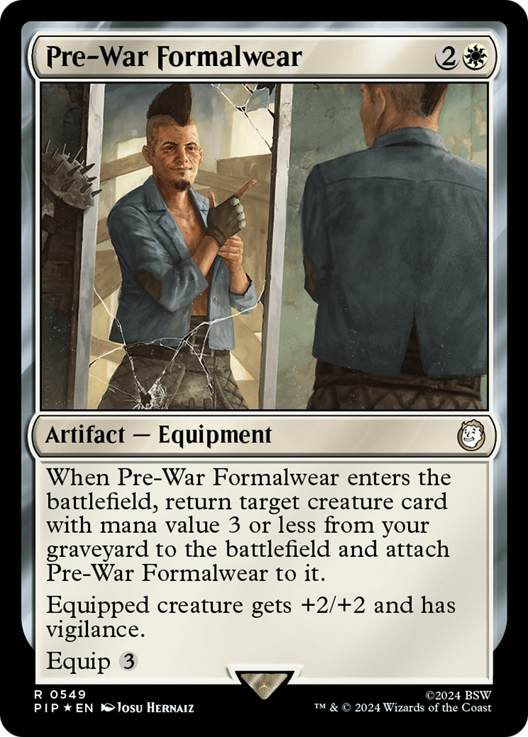 Pre-War Formalwear (Surge Foil) [Fallout] | Deep Dive Games St. Marys