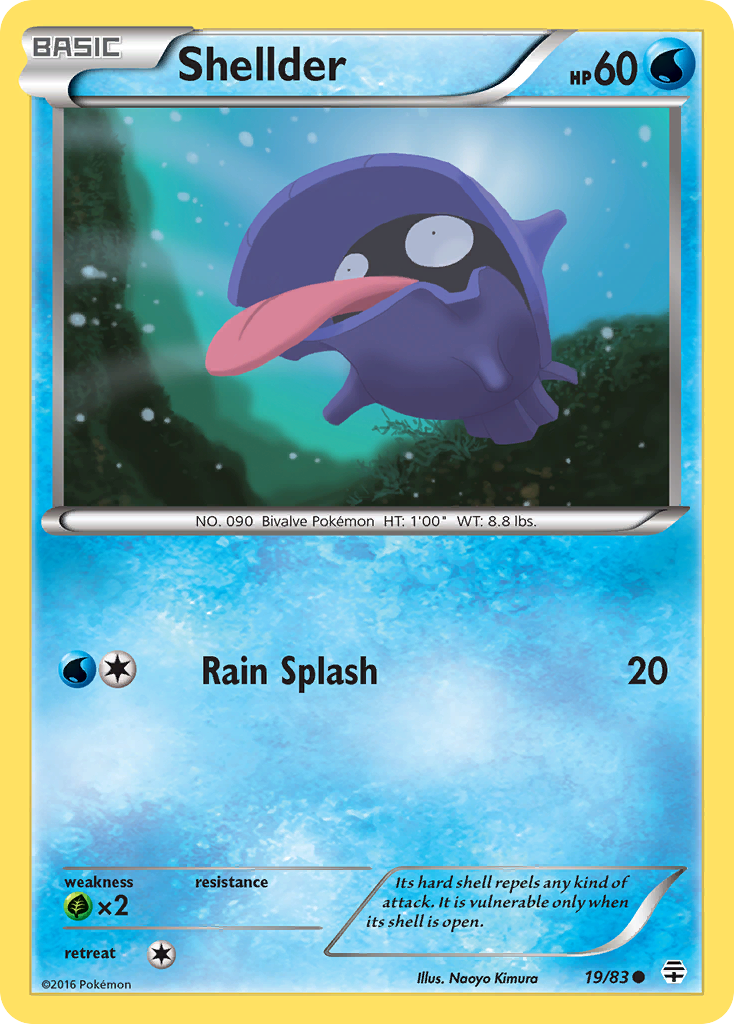 Shellder (19/83) [XY: Generations] | Deep Dive Games St. Marys