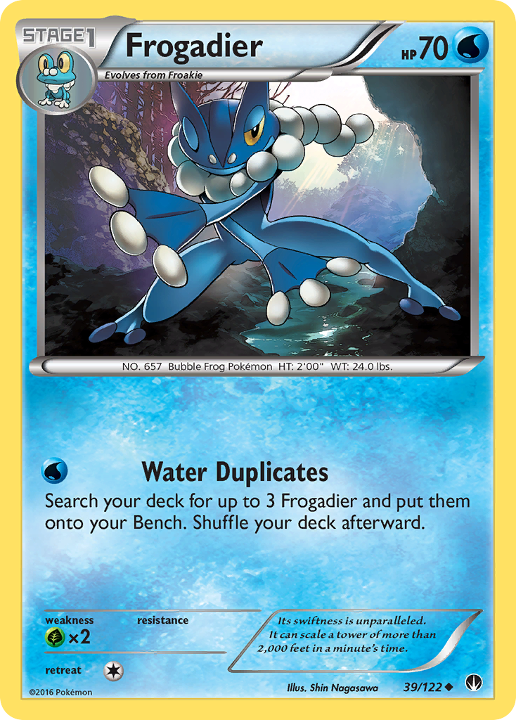 Frogadier (39/122) [XY: BREAKpoint] | Deep Dive Games St. Marys