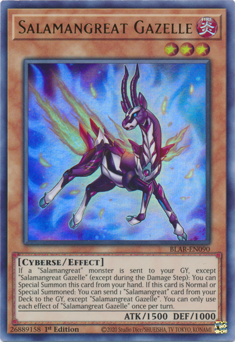 Salamangreat Gazelle [BLAR-EN090] Ultra Rare | Deep Dive Games St. Marys