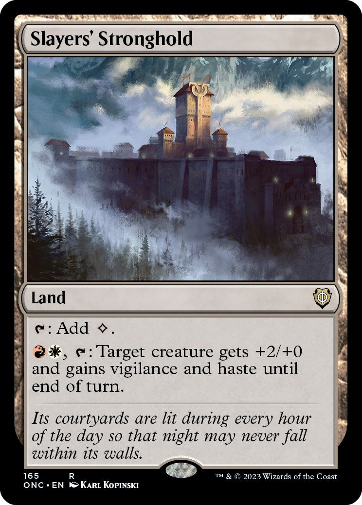 Slayers' Stronghold [Phyrexia: All Will Be One Commander] | Deep Dive Games St. Marys