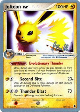 Jolteon ex (109/113) (Eeveelutions - Jimmy Ballard) [World Championships 2006] | Deep Dive Games St. Marys