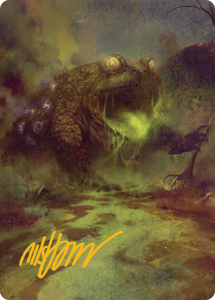 The Gitrog Monster Art Card (Gold-Stamped Signature) [Bloomburrow Art Series] | Deep Dive Games St. Marys