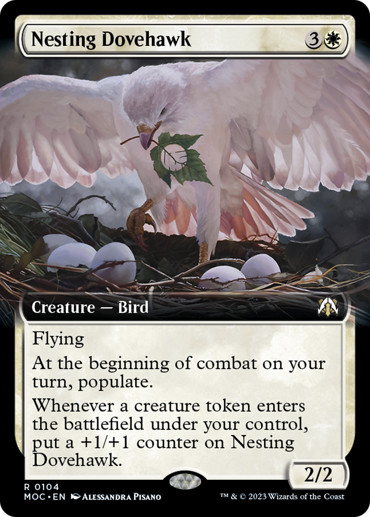 Nesting Dovehawk (Extended Art) [March of the Machine Commander] | Deep Dive Games St. Marys