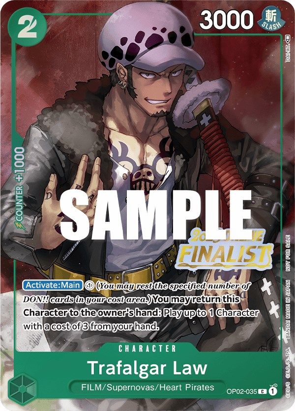 Trafalgar Law (Online Regional 2023) [Finalist] [One Piece Promotion Cards] | Deep Dive Games St. Marys