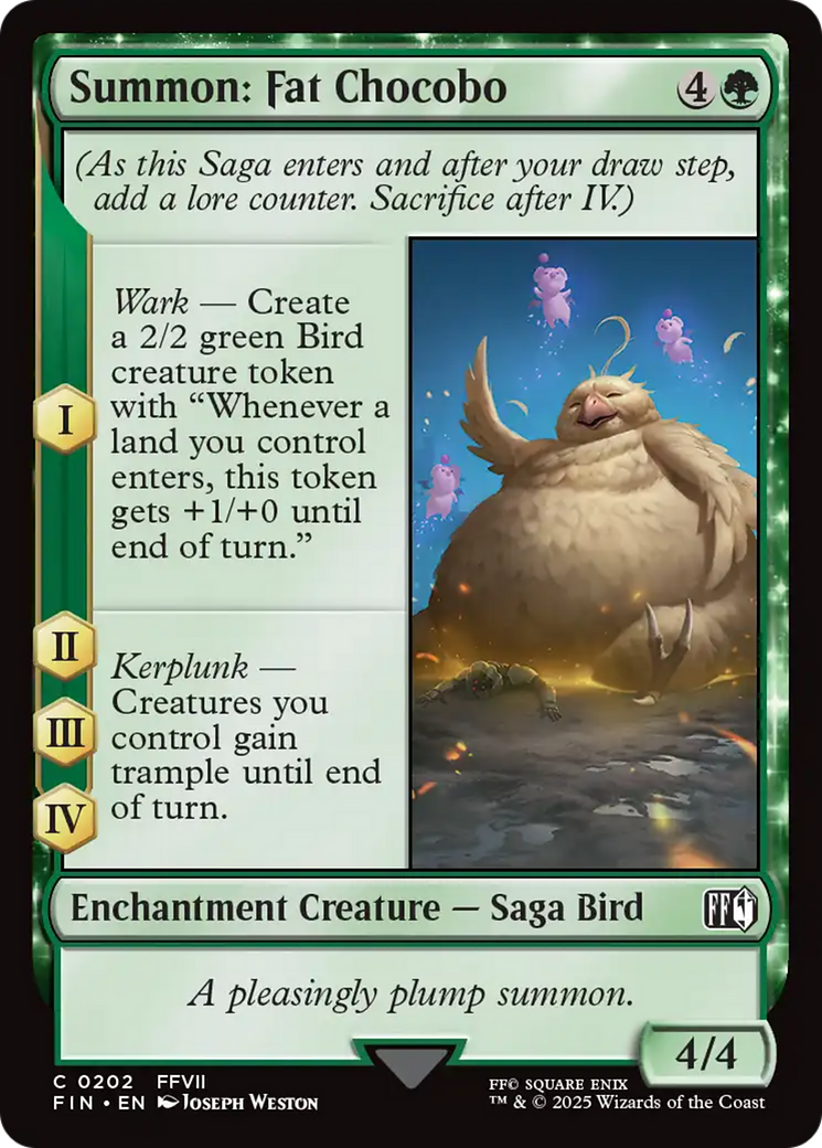 Summon: Fat Chocobo [FINAL FANTASY] | Deep Dive Games St. Marys