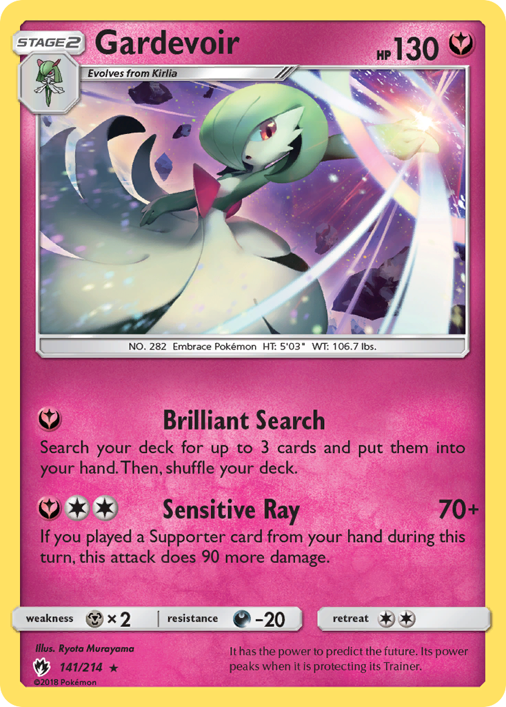 Gardevoir (141/214) [Sun & Moon: Lost Thunder] | Deep Dive Games St. Marys