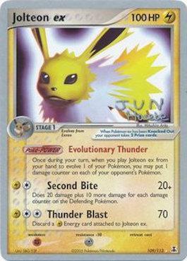 Jolteon ex (109/113) (Flyvees - Jun Hasebe) [World Championships 2007] | Deep Dive Games St. Marys