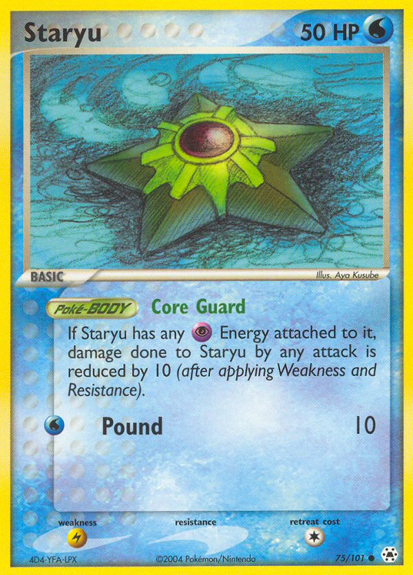 Staryu (75/101) [EX: Hidden Legends] | Deep Dive Games St. Marys