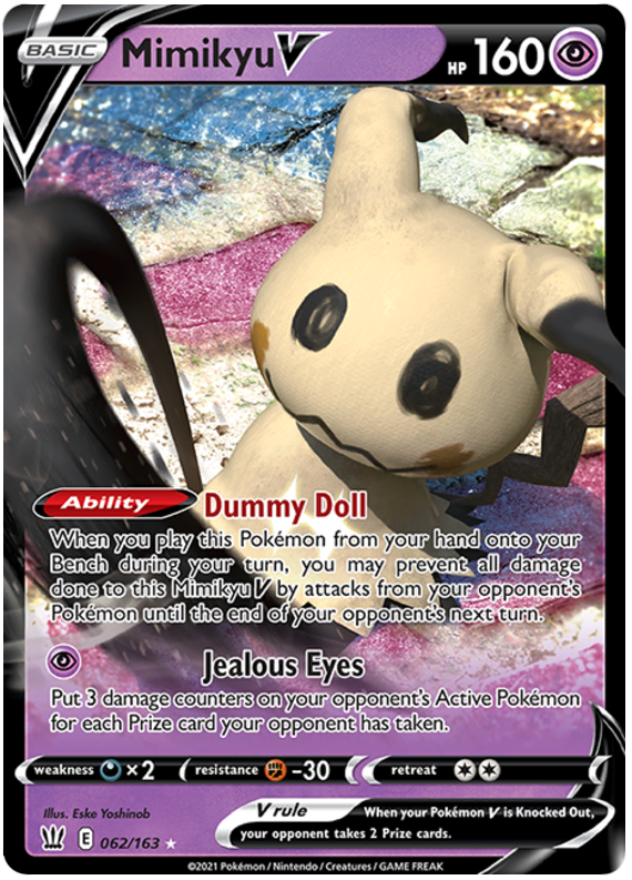 Mimikyu V (062/163) [Sword & Shield: Battle Styles] | Deep Dive Games St. Marys