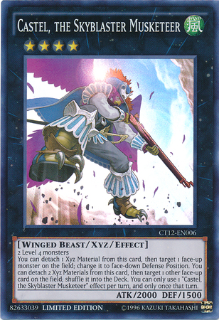 Castel, the Skyblaster Musketeer [CT12-EN006] Super Rare | Deep Dive Games St. Marys