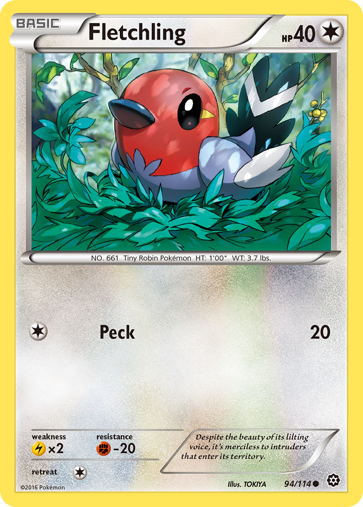 Fletchling (94/114) [XY: Steam Siege] | Deep Dive Games St. Marys