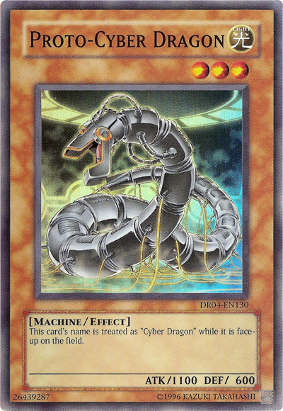 Proto-Cyber Dragon [DR04-EN130] Super Rare | Deep Dive Games St. Marys