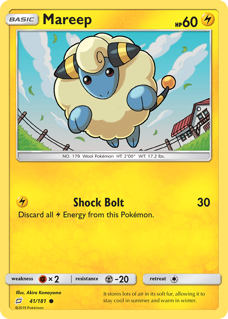 Mareep (41/181) [Sun & Moon: Team Up] | Deep Dive Games St. Marys