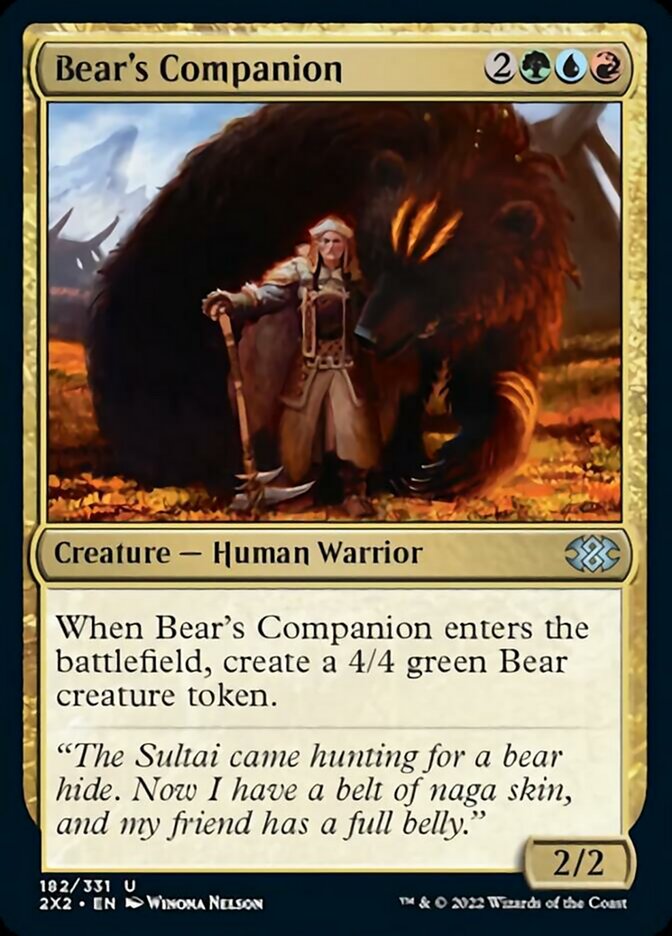 Bear's Companion [Double Masters 2022] | Deep Dive Games St. Marys