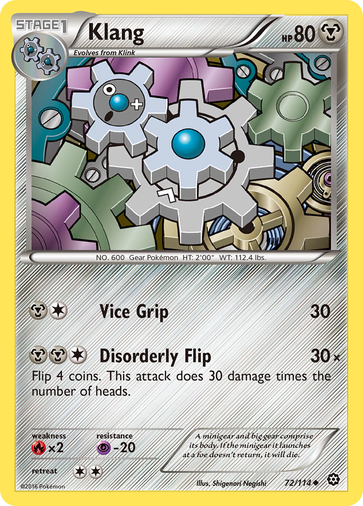 Klang (72/114) [XY: Steam Siege] | Deep Dive Games St. Marys