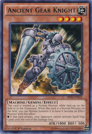 Ancient Gear Knight [BP03-EN033] Rare | Deep Dive Games St. Marys