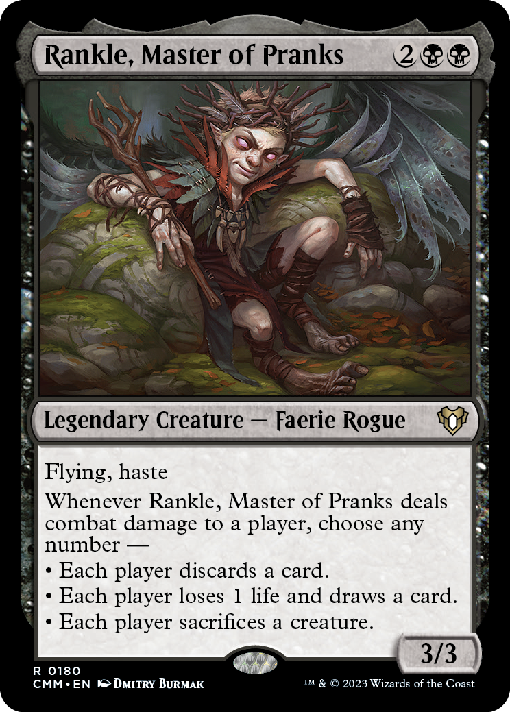 Rankle, Master of Pranks [Commander Masters] | Deep Dive Games St. Marys