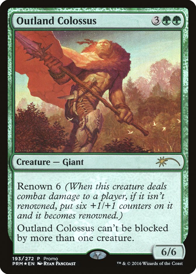 Outland Colossus [Resale Promos] | Deep Dive Games St. Marys