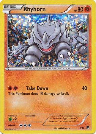 Rhyhorn (8/12) [McDonald's Promos: 2015 Collection] | Deep Dive Games St. Marys