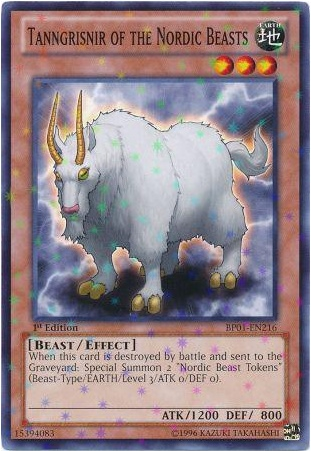 Tanngrisnir of the Nordic Beasts [BP01-EN216] Starfoil Rare | Deep Dive Games St. Marys