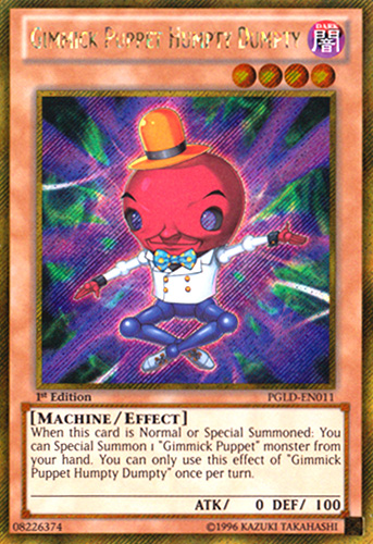 Gimmick Puppet Humpty Dumpty [PGLD-EN011] Gold Secret Rare | Deep Dive Games St. Marys