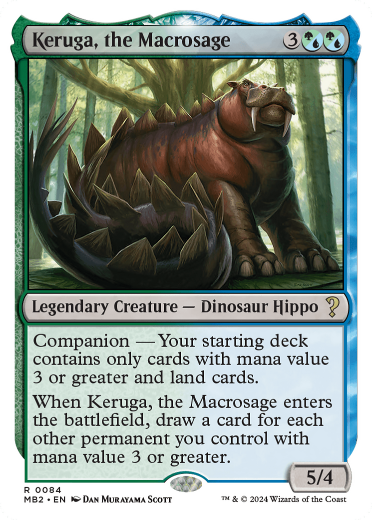 Keruga, the Macrosage (White Border) [Mystery Booster 2] | Deep Dive Games St. Marys