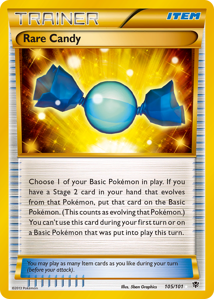 Rare Candy (105/101) [Black & White: Plasma Blast] | Deep Dive Games St. Marys