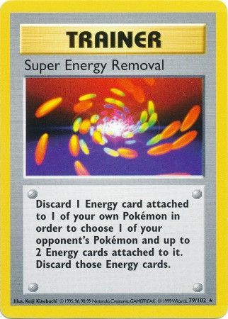 Super Energy Removal (79/102) [Base Set Shadowless Unlimited] | Deep Dive Games St. Marys