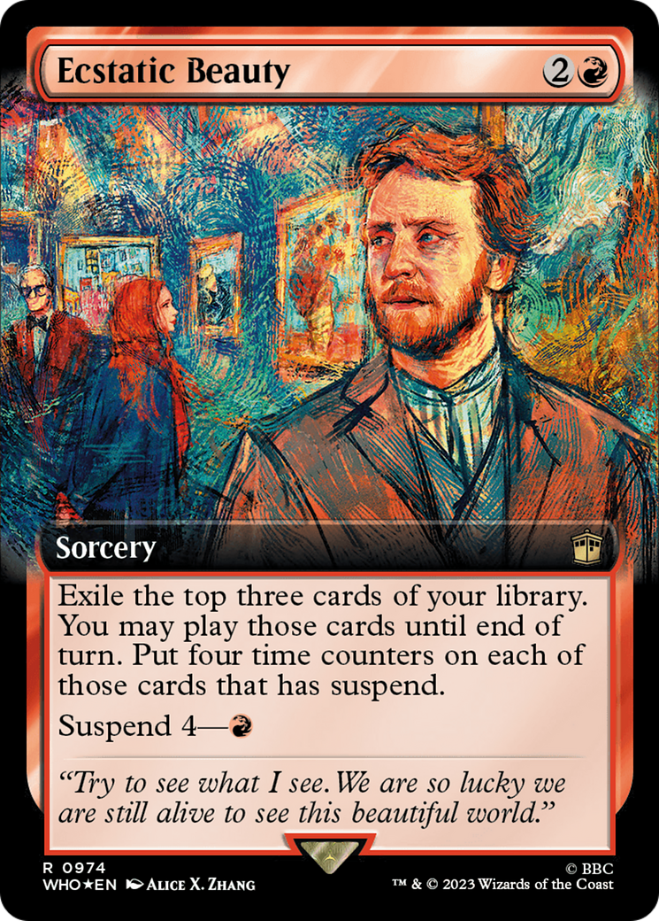 Ecstatic Beauty (Extended Art) (Surge Foil) [Doctor Who] | Deep Dive Games St. Marys