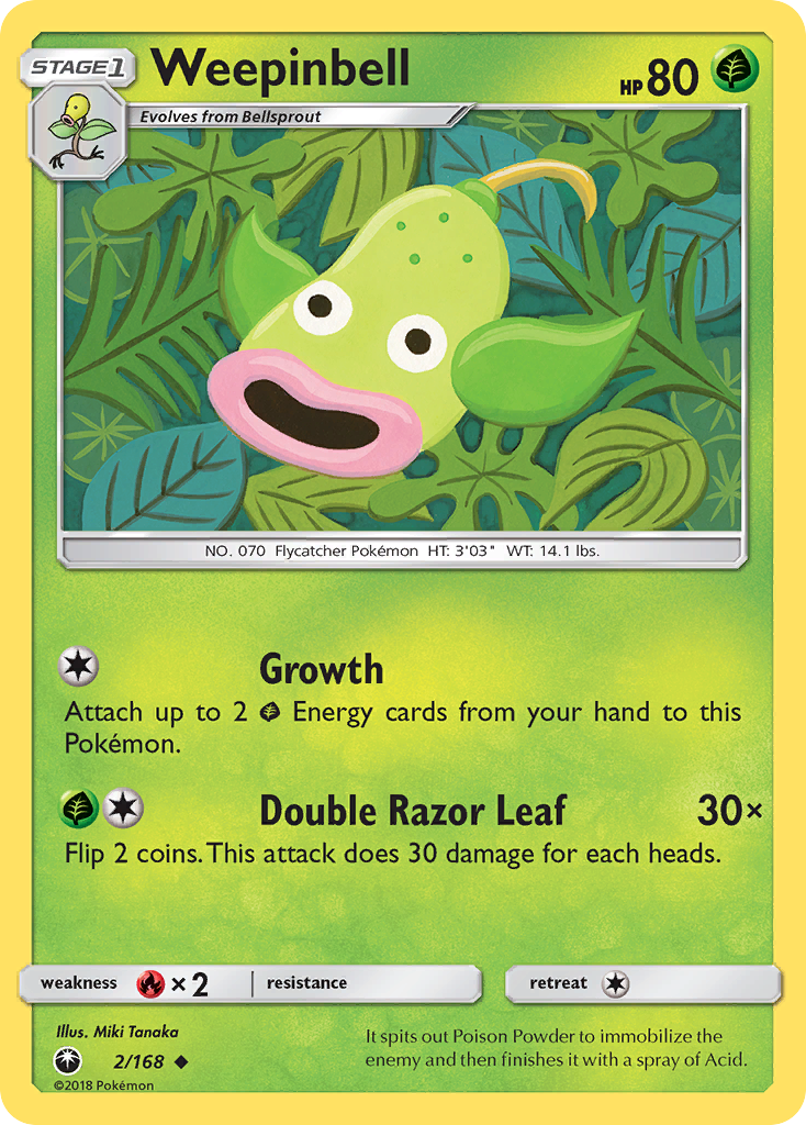 Weepinbell (2/168) [Sun & Moon: Celestial Storm] | Deep Dive Games St. Marys